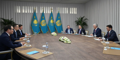 Глава государства провел встречу с основателем Binance Чанпэн Чжао