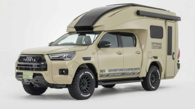 Toyota Hilux GR Sport превратили в автодом для бездорожья