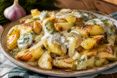 Жареная картошка со сметаной и чесноком: вкусный рецепт, который часто забывают