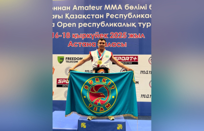 Военнослужащий Национальной гвардии стал чемпионом Казахстана по панкратиону