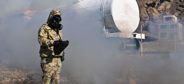 Учения специалистов РХБ-защиты прошли на полигоне &quot;Скальный город – Астана&quot;