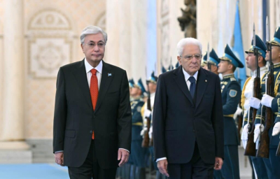 Токаев встретил в Акорде президента Италии