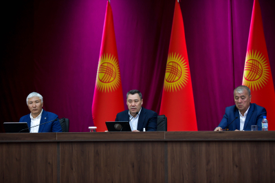 Президент раскритиковал депутатов за мелкие вопросы в Жогорку Кенеше