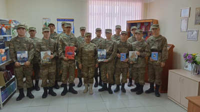 Гвардейцы отметили Национальный день книги тематическим мероприятием