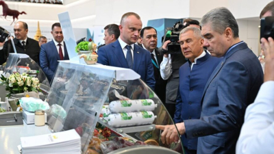 Рустам Минниханов вместе с лидером туркменского народа осмотрели МКСК "Казань" &ndash; фото 14/05/2026 &ndash;