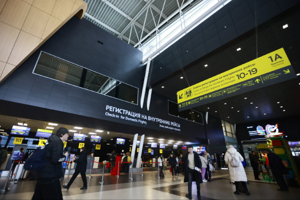 В казанском аэропорту вышла из строя система регистрации пассажиров