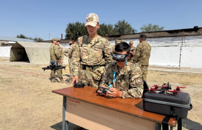 Армия Казахстана показала возможности FPV-дронов на «битве» в Таразе